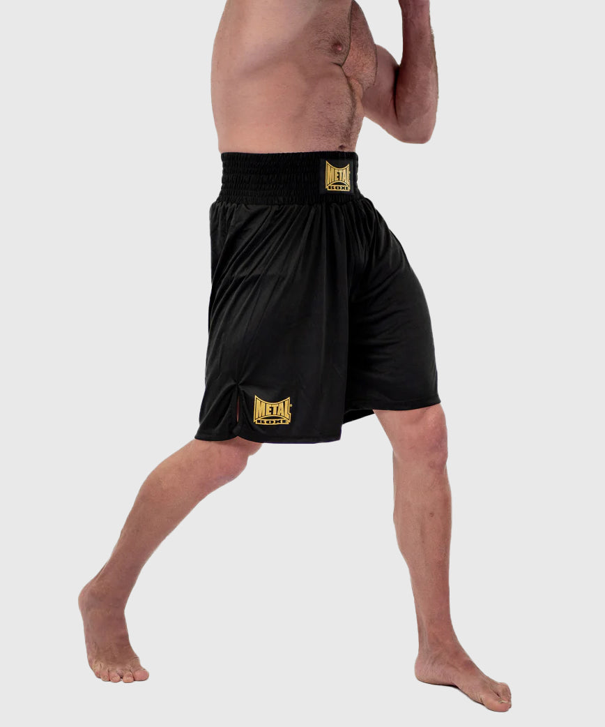 Metal Boxe Water Boxe Anglaise Fightshorts - Schwarz/Or