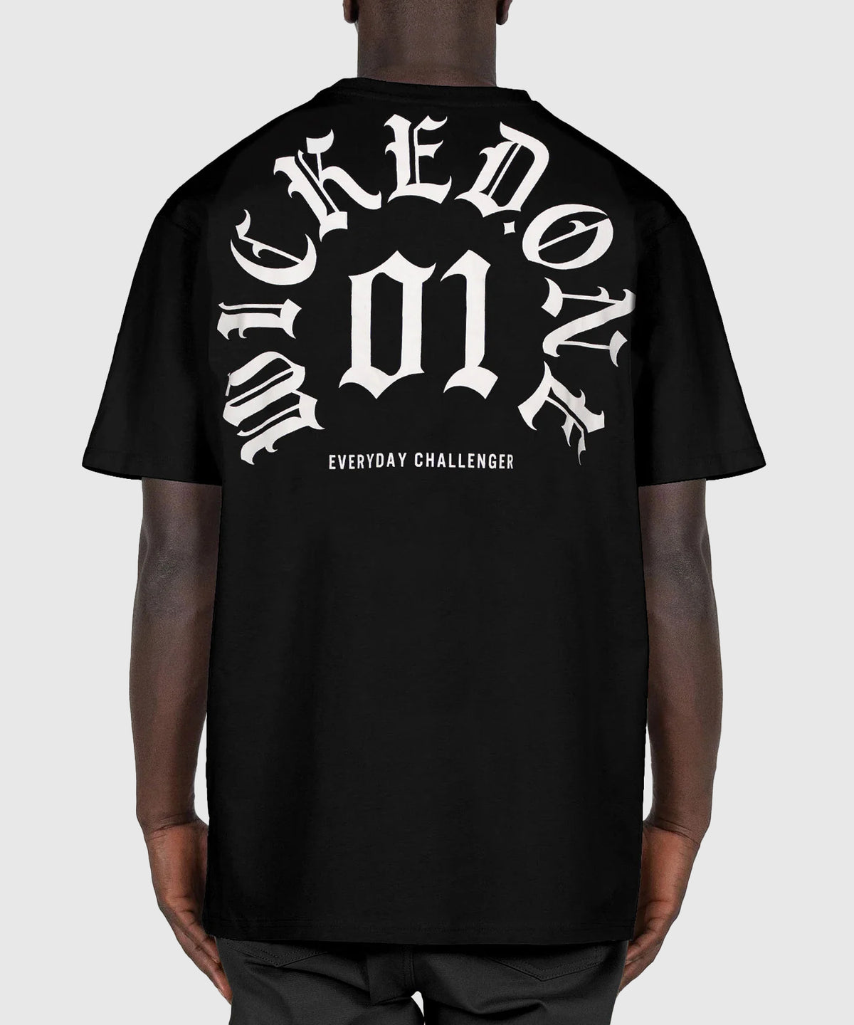Wicked One Oversize Goat Trainings-T-Shirt - Schwarz