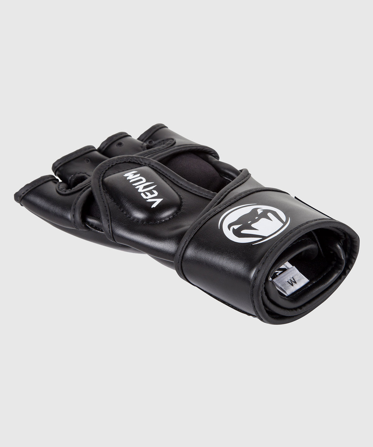 Venum Impact Guantes de MMA - Cuero Skintex - Negro