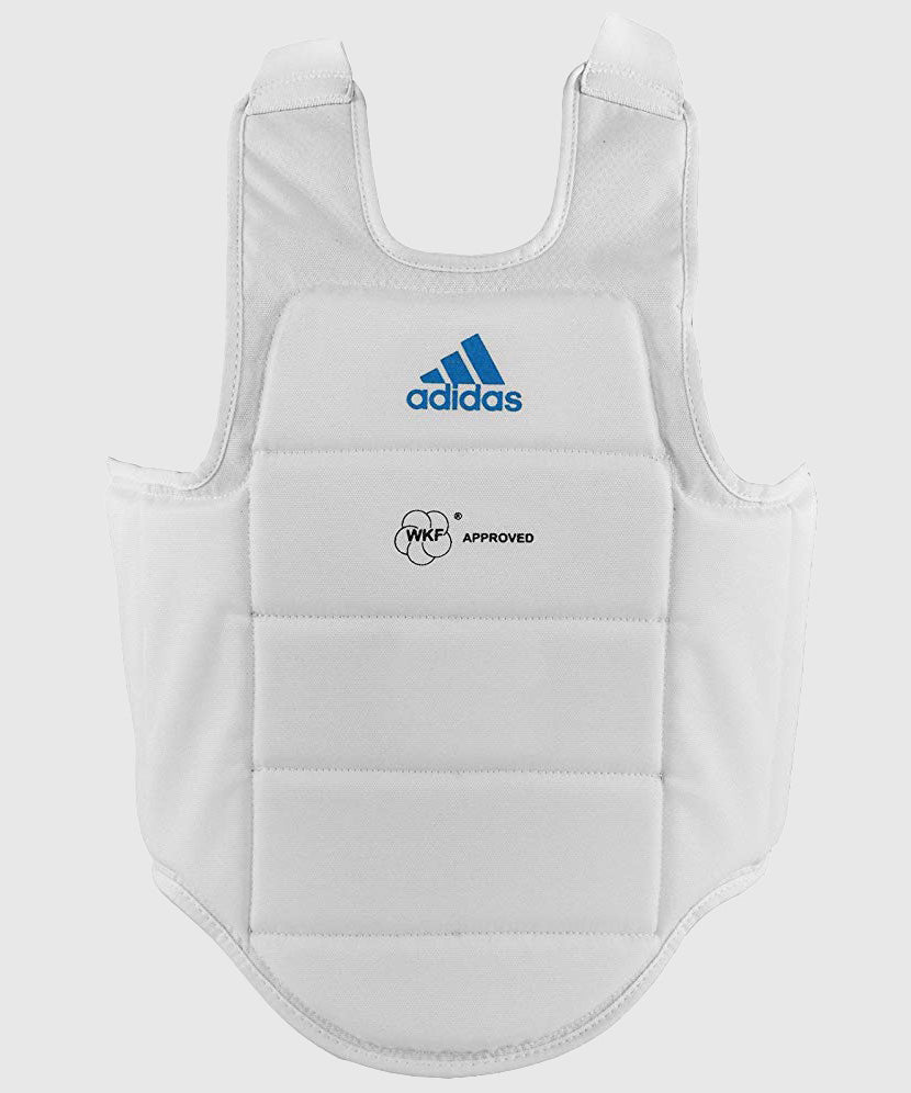Adidas Pettorina da Karatè WKF Approved - Bianco