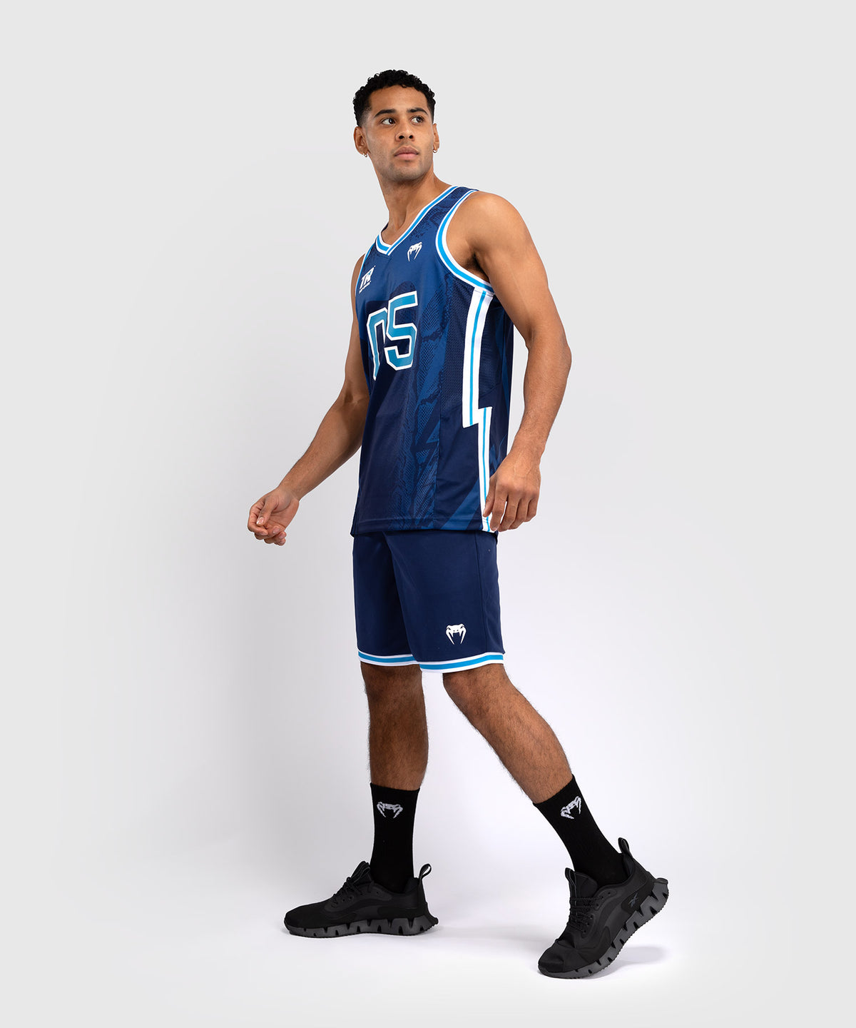 Venum x Top Rank Original Men's Basketball Shorts - Navy Blue