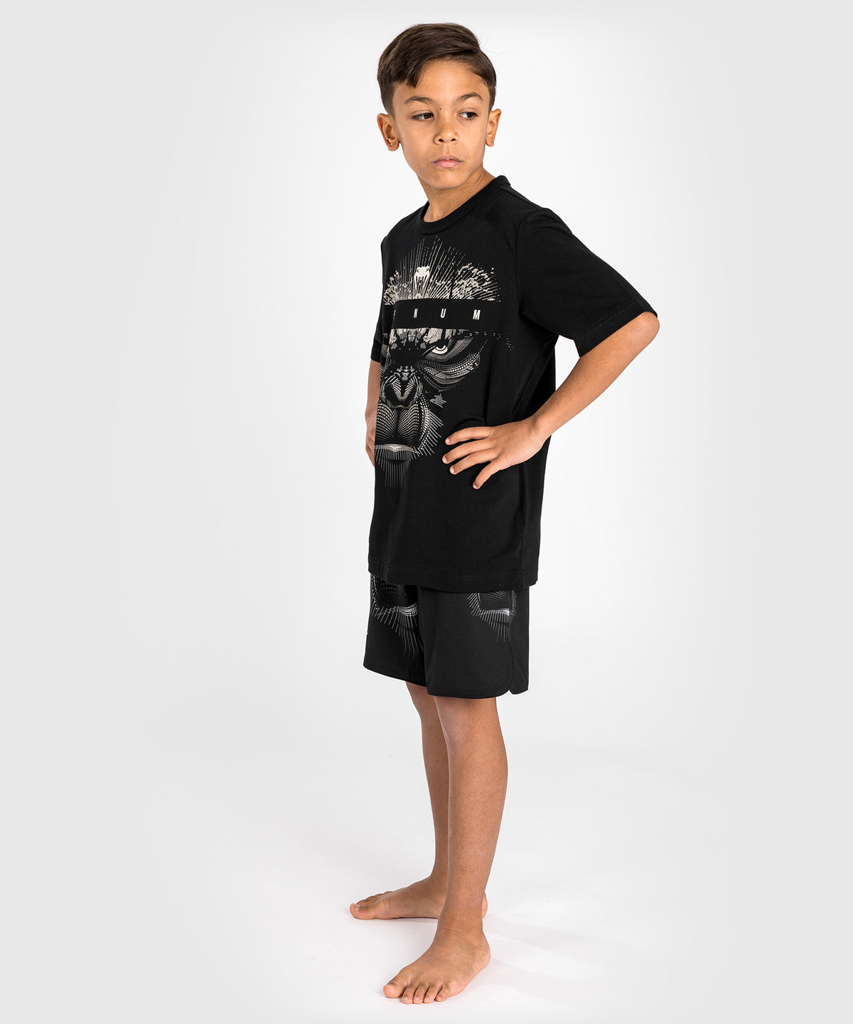 Venum Gorilla Jungle T-Shirt for Kids  - Black/White