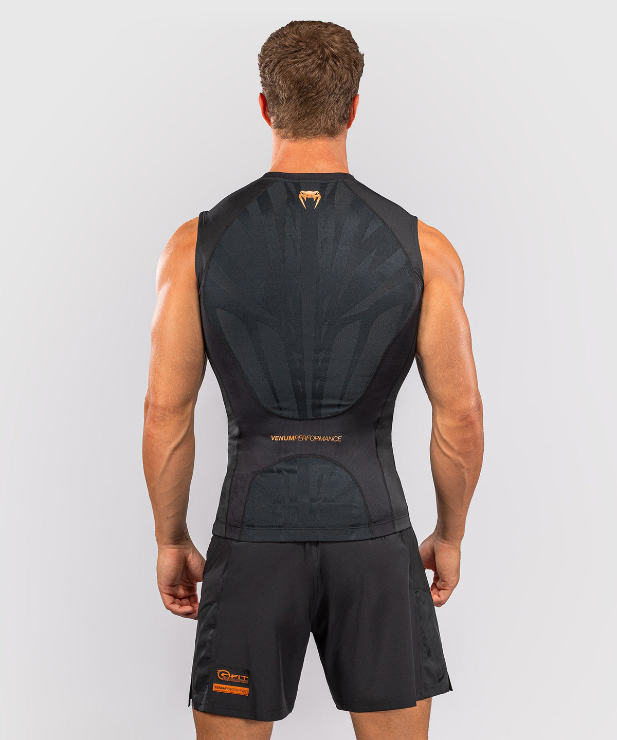 Venum G-Fit Revolution Sleeveless Rashguard - Black/Copper