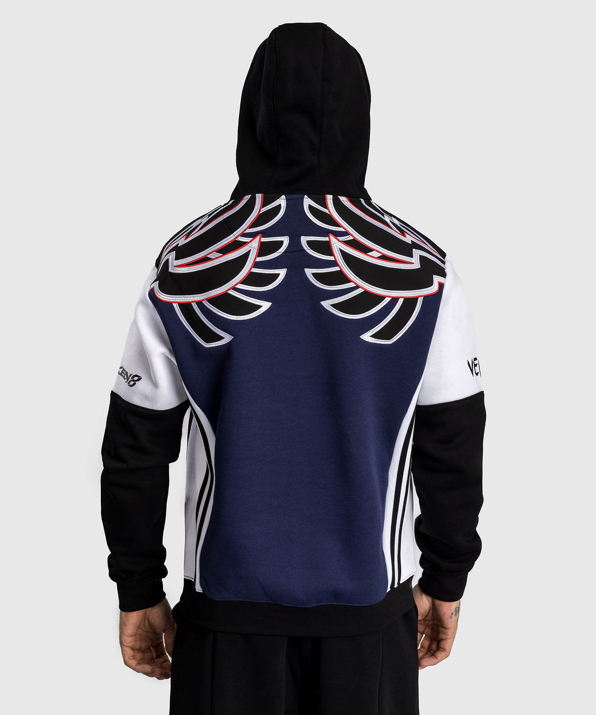 Venum x TEKKEN 8 - Jin Kazama Hoodie - Blau/Schwarz/Weiß