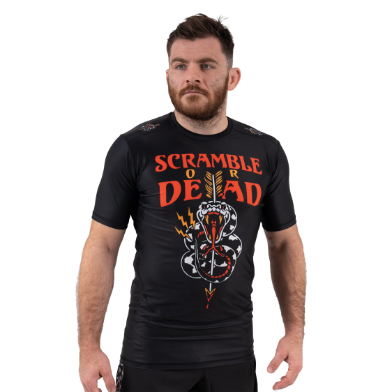 Scramble Or Dead Rashguard - Black