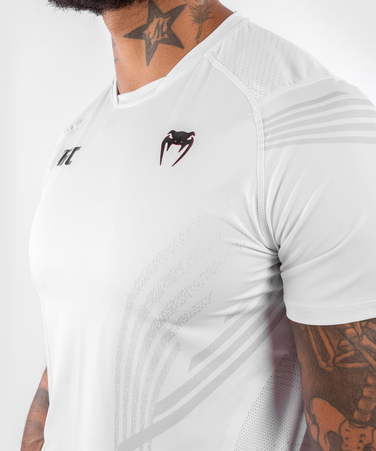 T-shirt Technique Homme UFC Venum Authentic Fight Night - Blanc