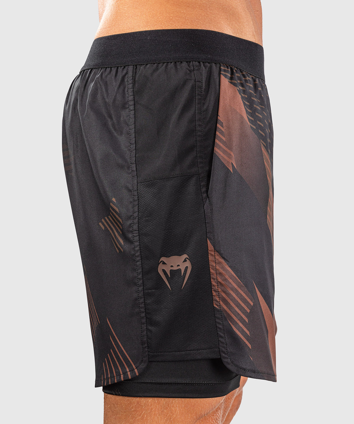 Venum No-Gi 6.0 Training Shorts - Black/Brown