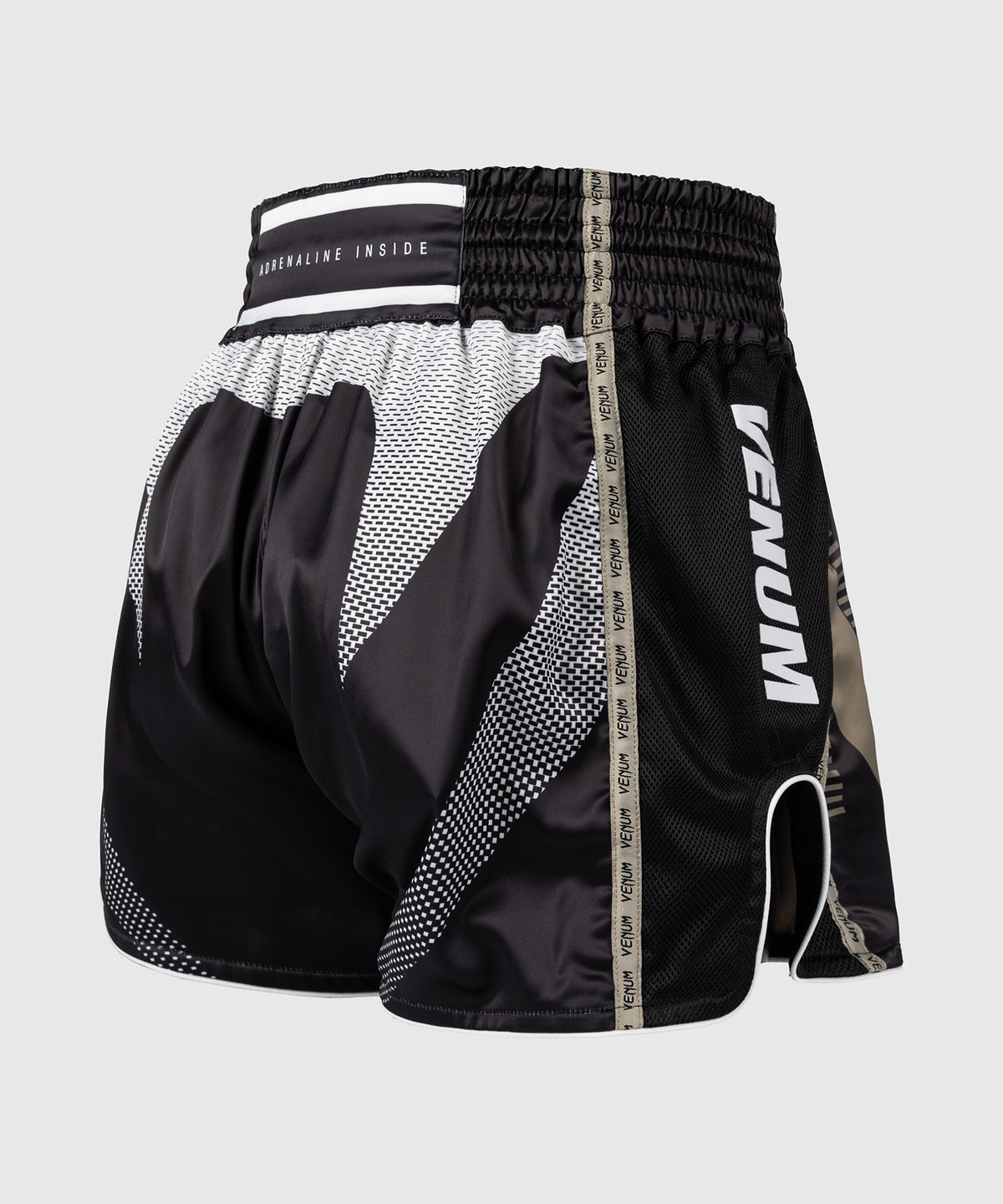 Venum Adrenaline Pantaloncini Muay Thai – Nero/Sabbia
