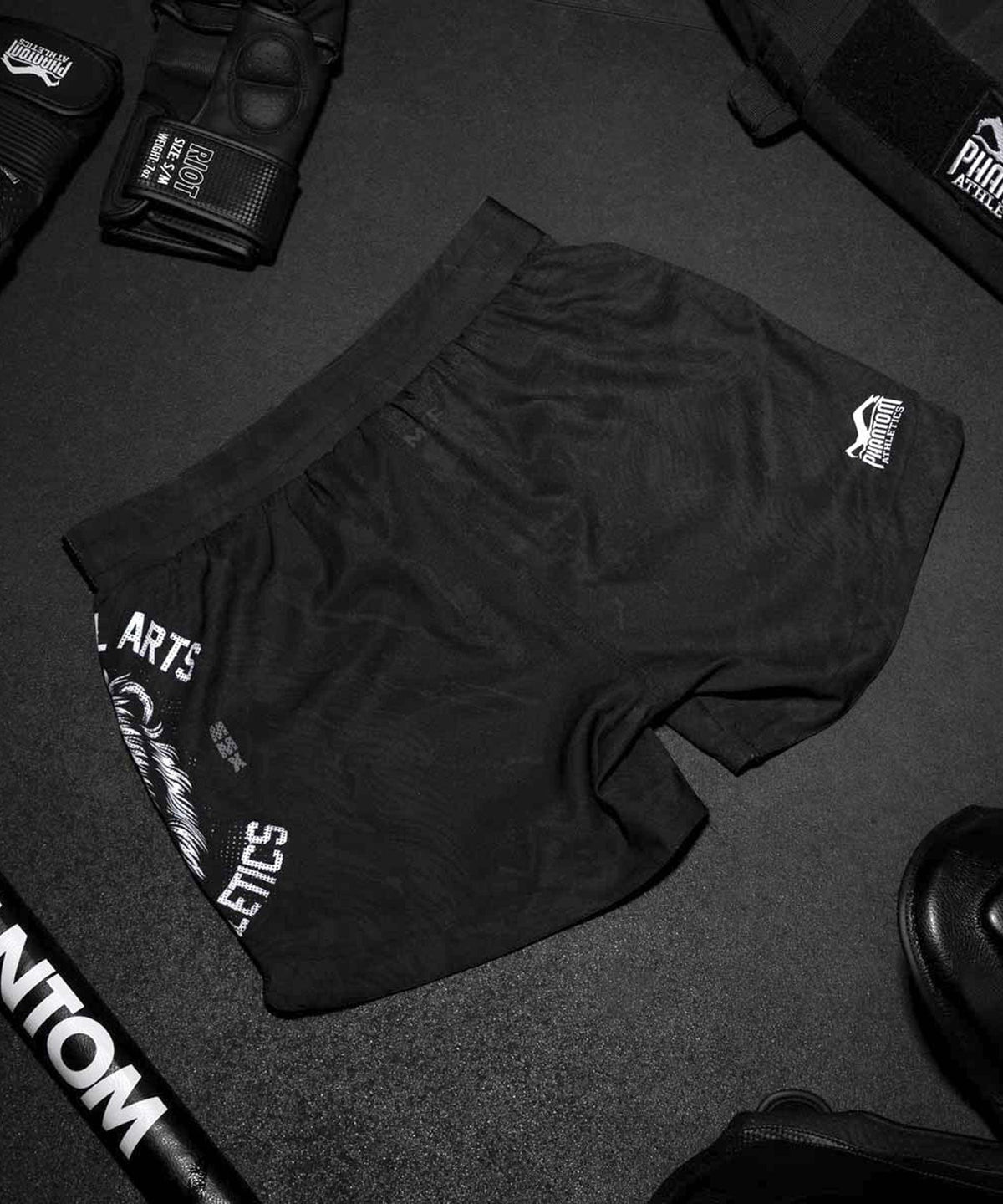 Short de MMA Phantom Athletics Fusion Lionheart - Noir