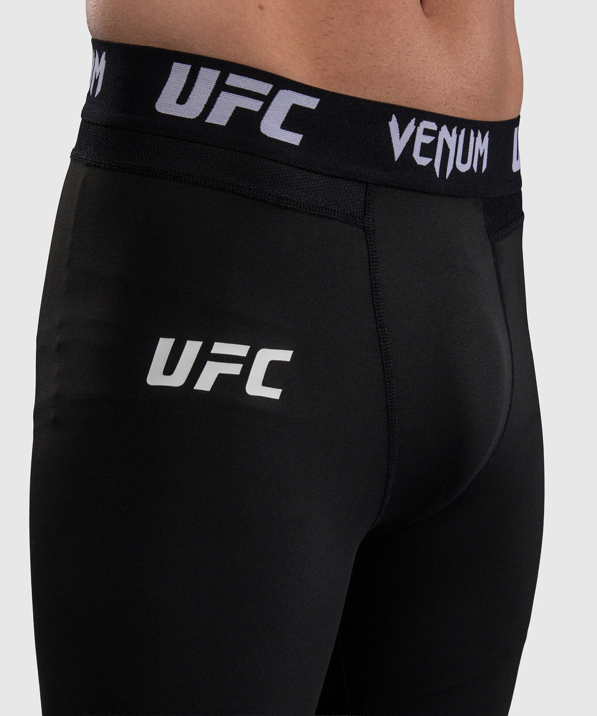 Venum UFC Unity by Venum Authentic Fight Week Pantalón de Compresión Técnico para Hombre - Negro