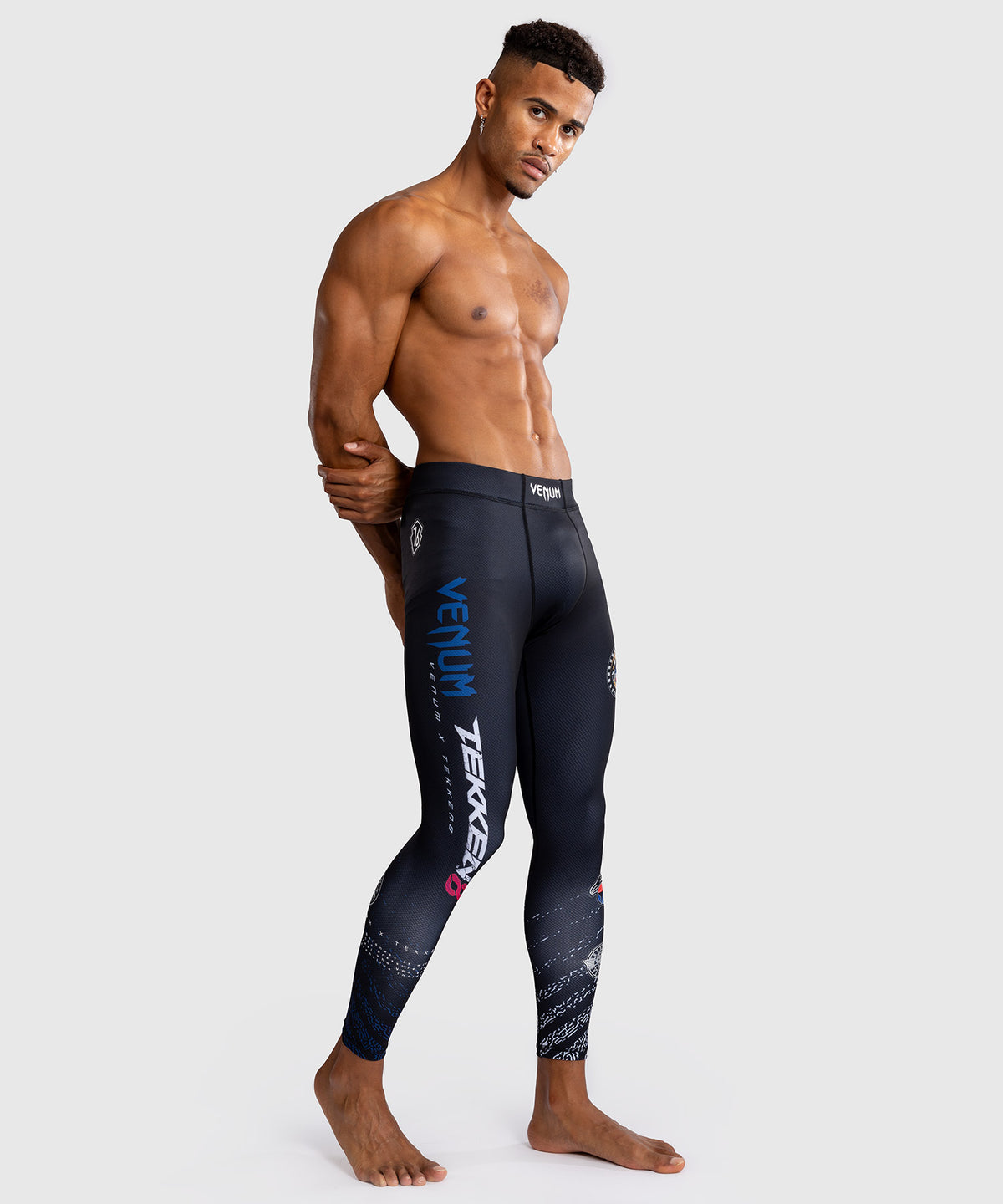 Venum x TEKKEN 8 - Paul Phoenix Spats - Schwarz/Blau