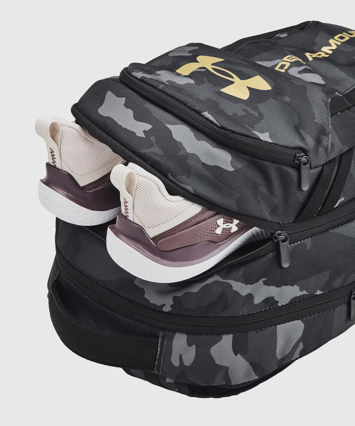 Under Armour Ua Hustle 6.0 Rucksack – Schwarz/Gold