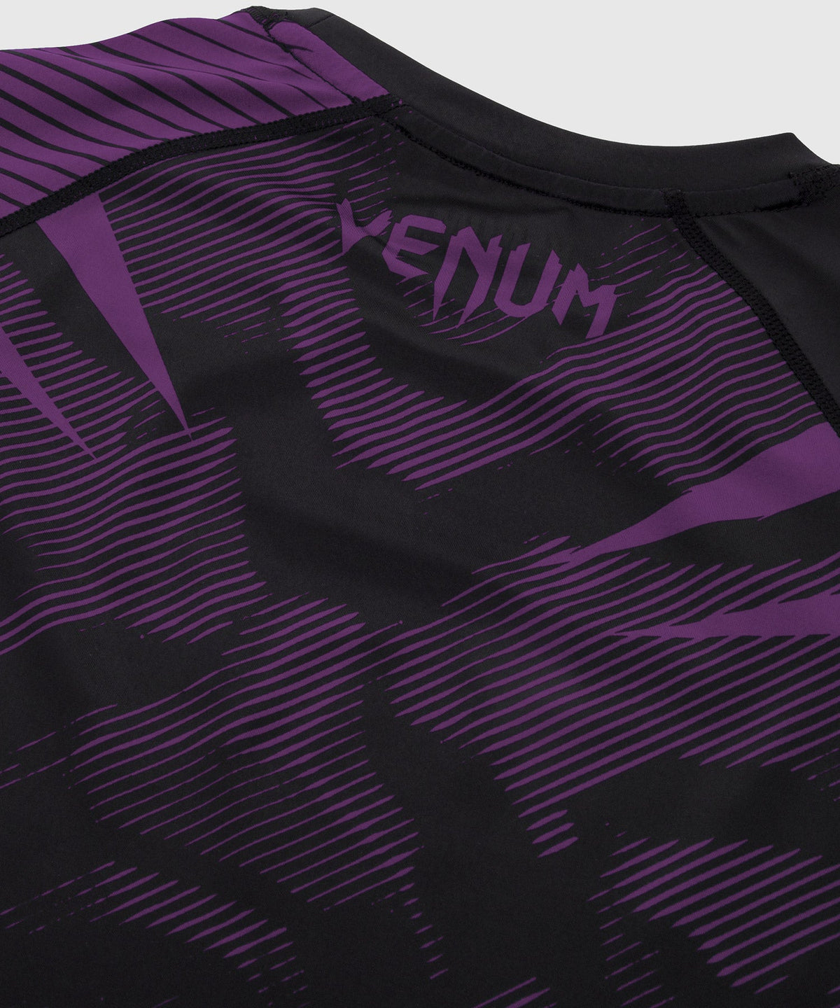 Rashguard Venum NoGi 2.0 - Manches courtes Approuvé IBJJF - Noir/Violet