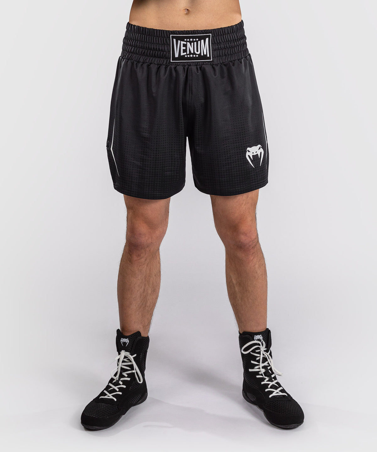 Venum Stealth Boxing Shorts - Black/White