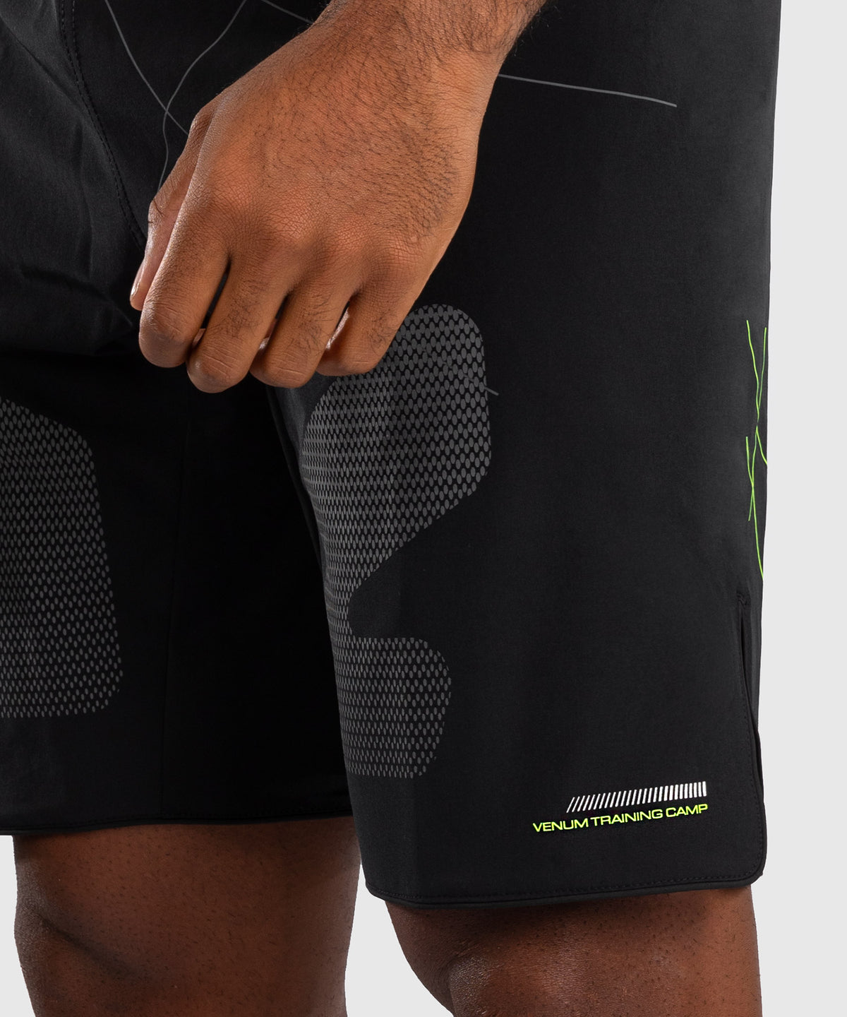 Venum Training Camp 4.0 Pantaloncini da combattimento - Nero/Neon Green