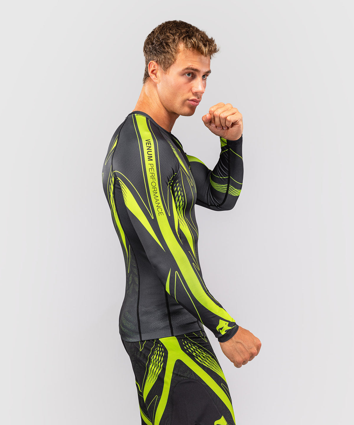 Venum Amazonia Reborn Long Sleeve Rashguard - Black/Green