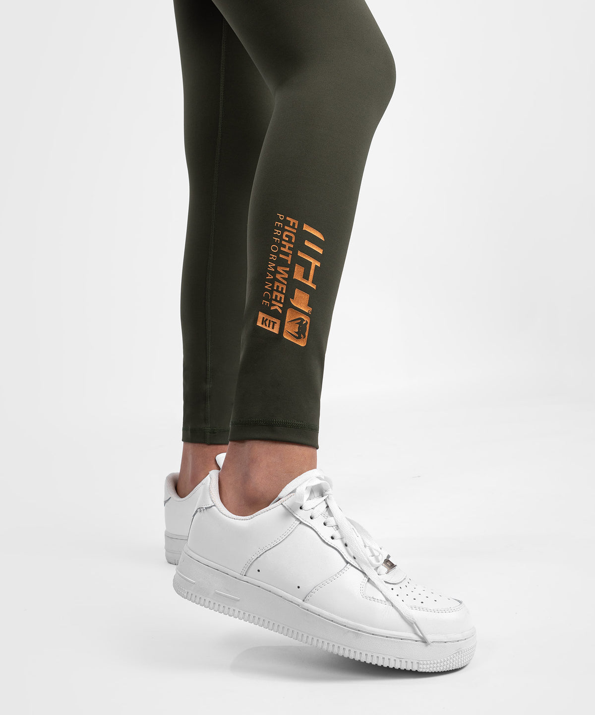 UFC Adrenaline by Venum Fight Week Performance-Tight für Frauen - Khaki/Bronze