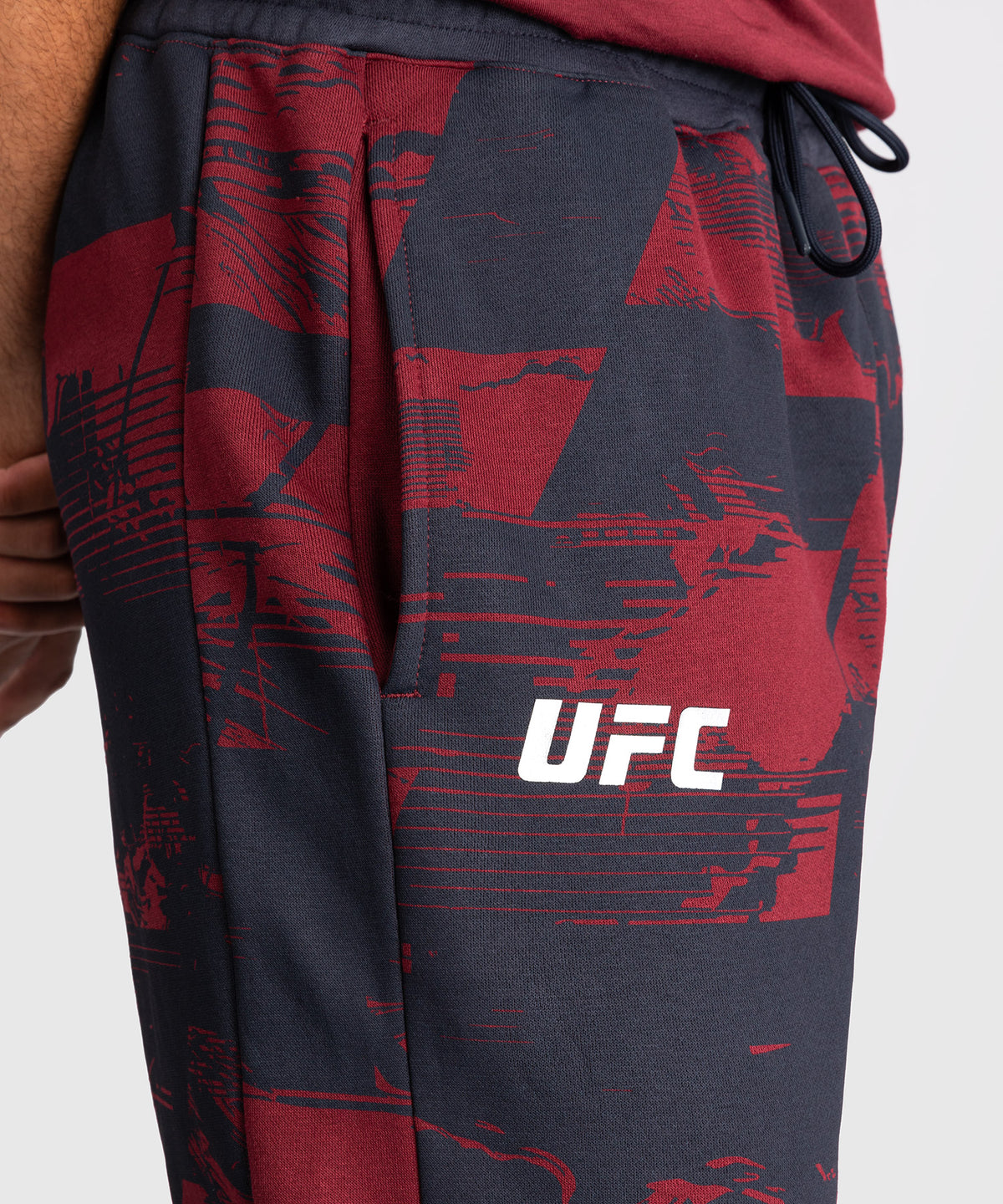 Pantalon Homme UFC Zenith by Venum Authentic Fight Week - Bleu marine/Bordeaux/Argent
