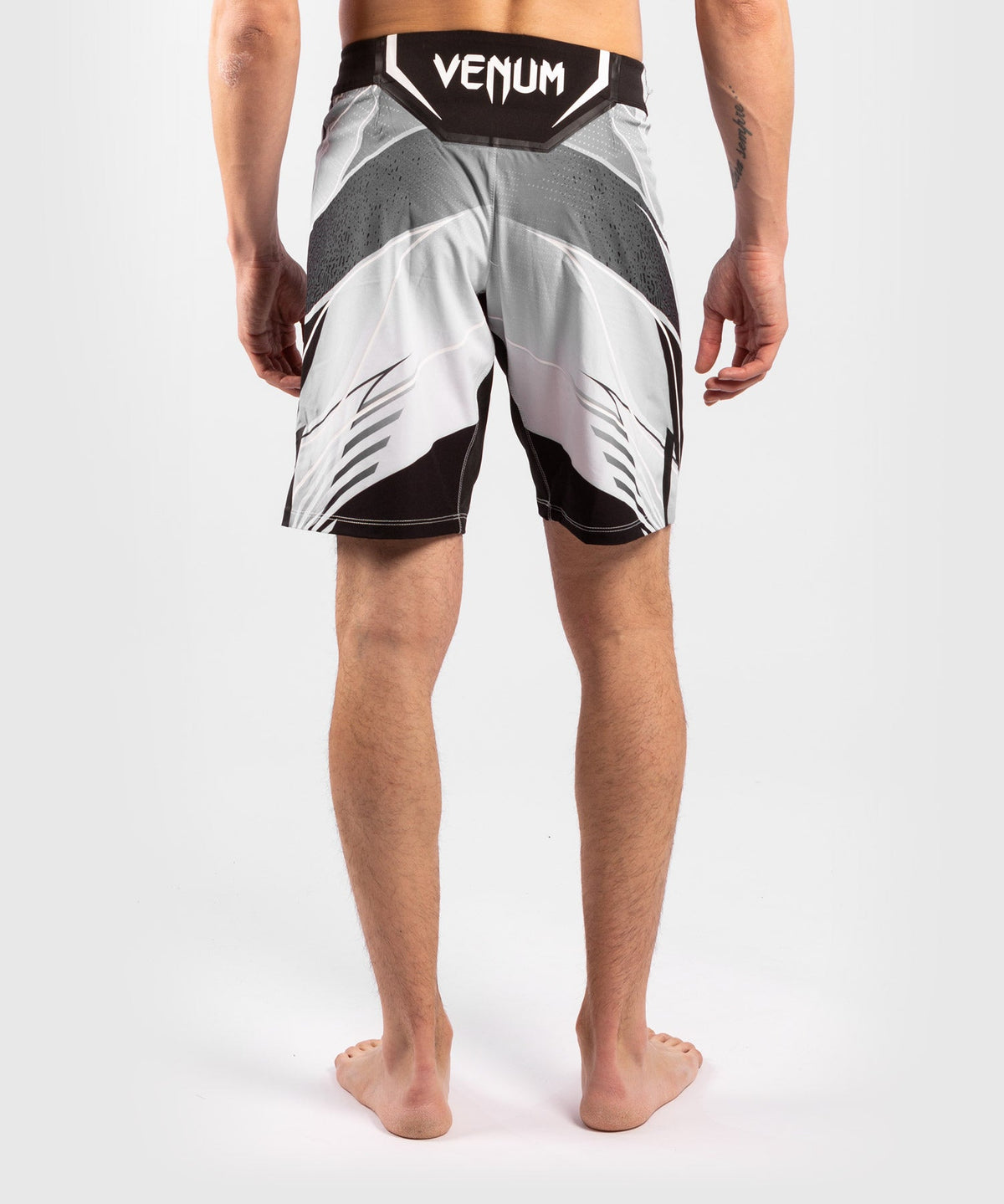 Fightshort Homme UFC Venum Authentic Fight Night - Coupe Longue - Blanc