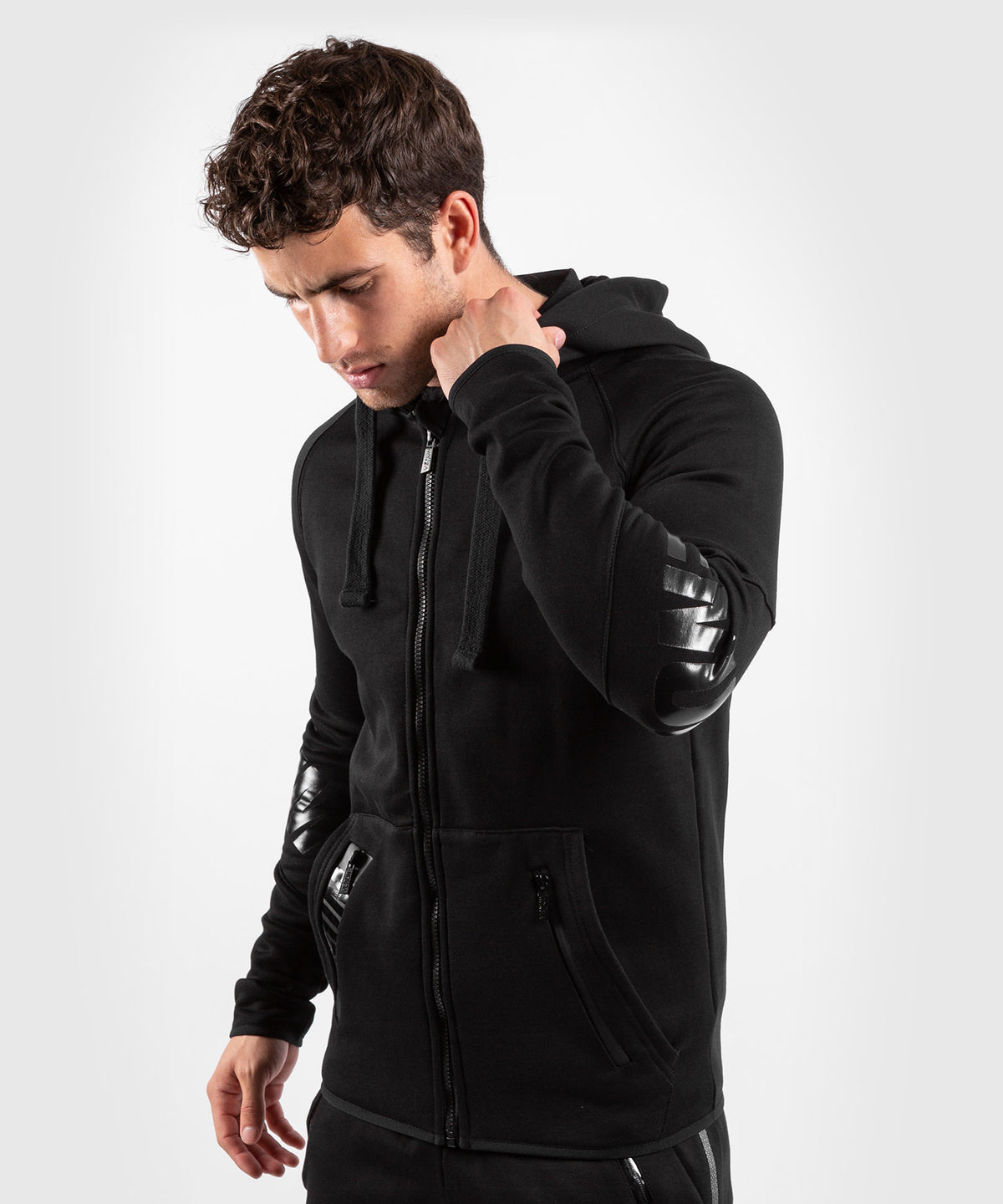 Felpa con cappuccio Venum Contender 3.0 - Nera/Nera