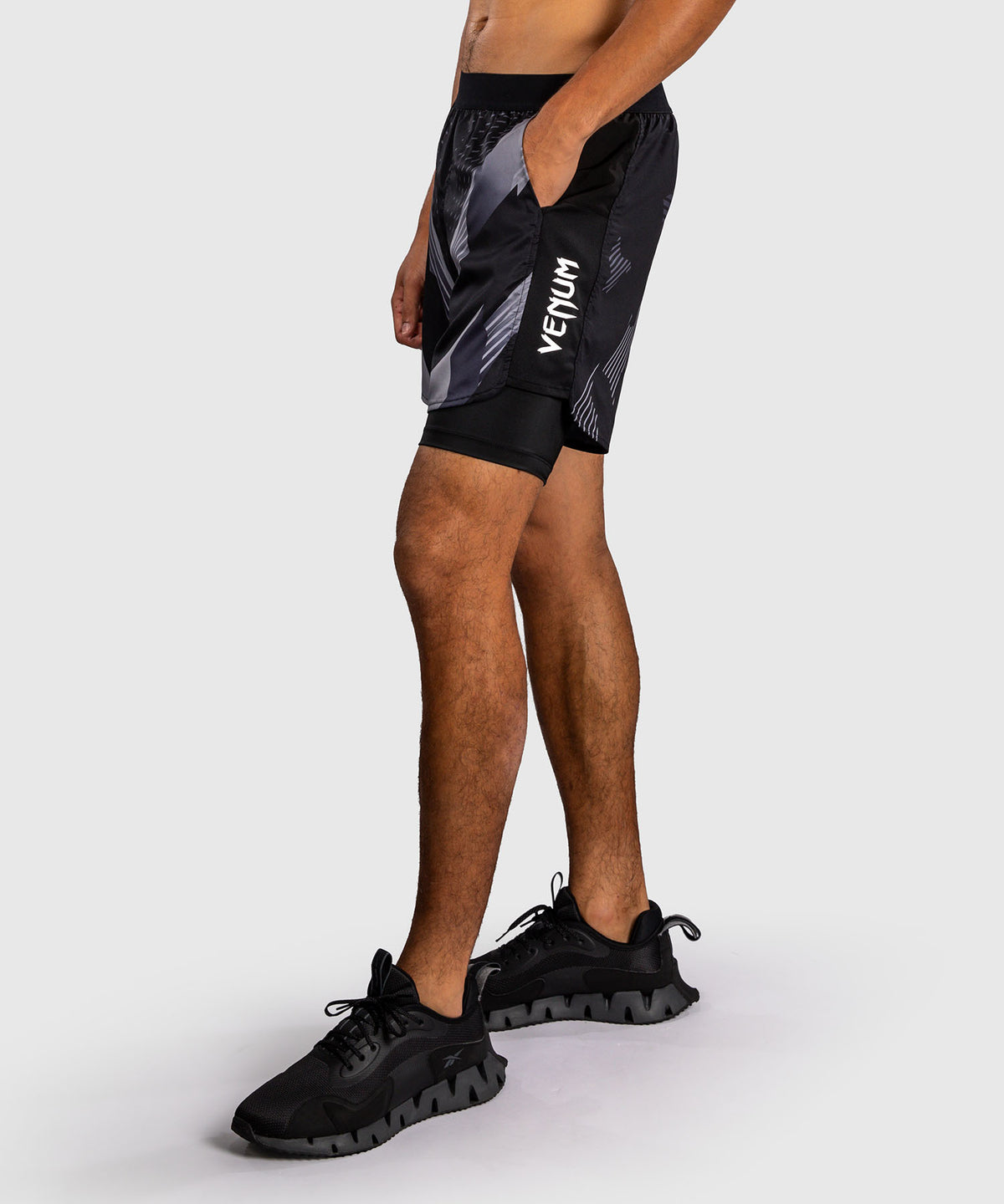 Short d’Entraînement Venum No-Gi 6.0 - Noir/Blanc