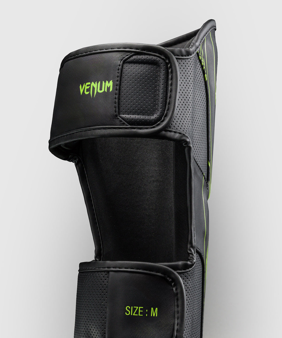 Venum Amazonia Reborn Shin Guards - Black/Green