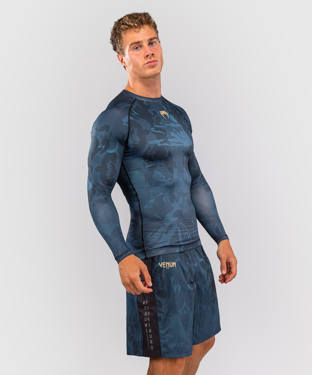 Rashguard à Manches Longues Fushiguro Jujutsu Kaisen x Venum – Vert Océan