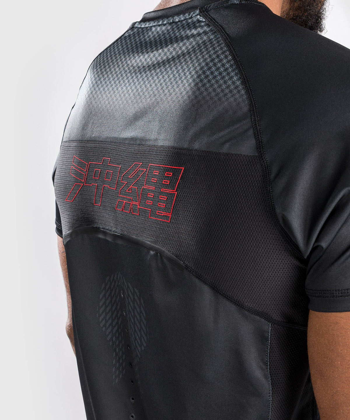 Dry Tech T-Shirt - Kurze Ärmel - Venum Okinawa 3.0 - Schwarz/Rot