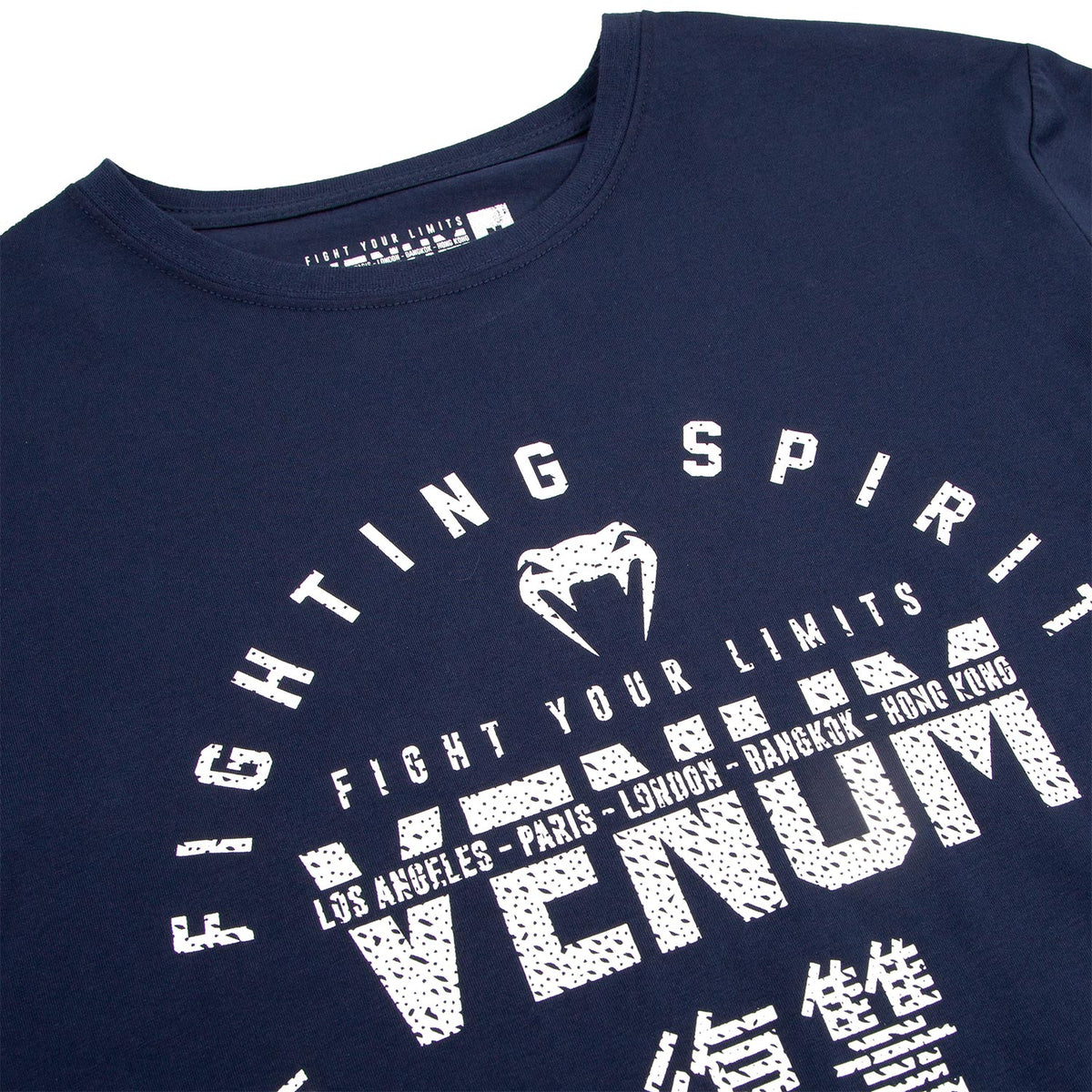 T-shirt Venum Signature Maniche corte - Blu Marino/Bianco
