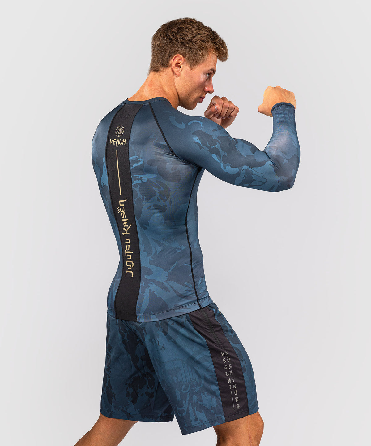 Rashguard à Manches Longues Fushiguro Jujutsu Kaisen x Venum – Vert Océan