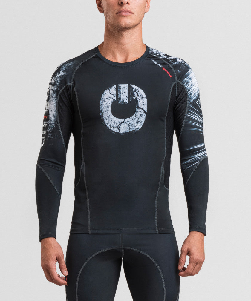 Rashguard Grips Armadura 2.0 - Skull Black - Manches Longues