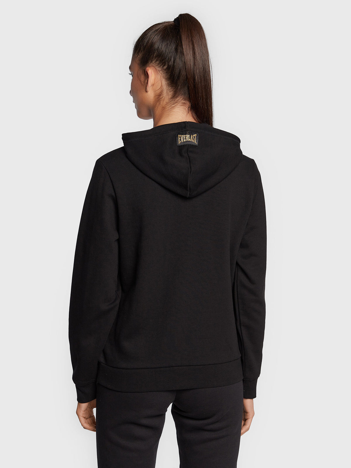 Everlast Taylor W2 Felpa con Cappuccio da Donna - Nero/Oro