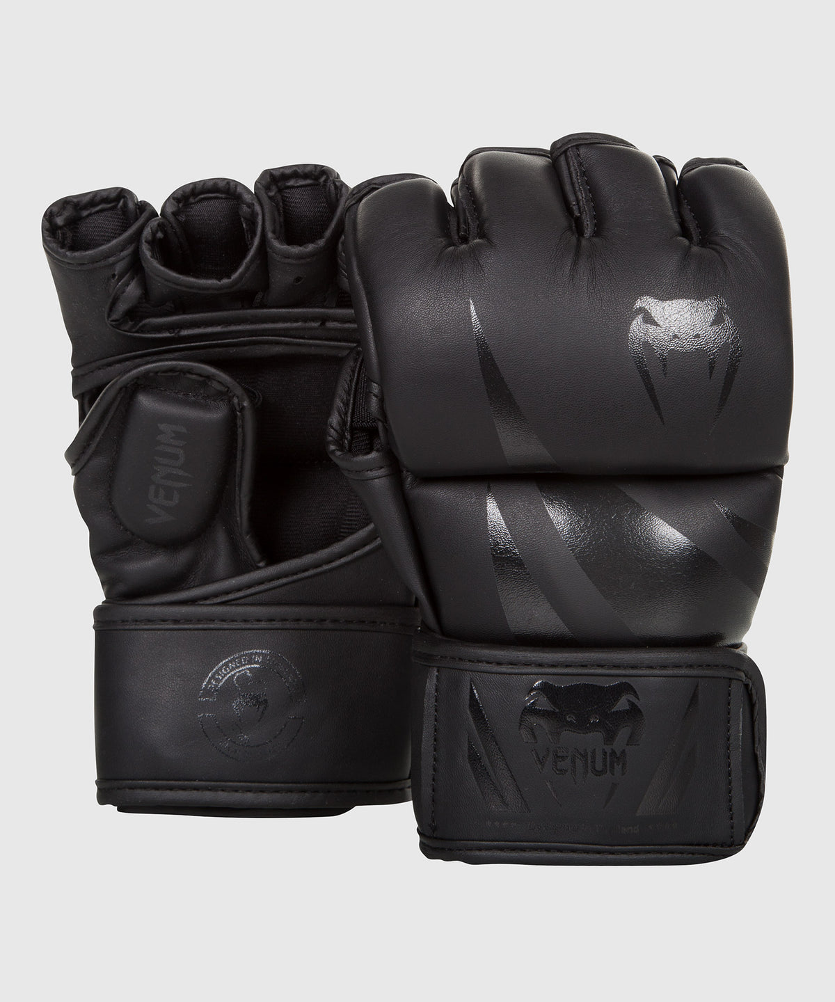 Venum Challenger Guantoni da MMA - Nero/Nero