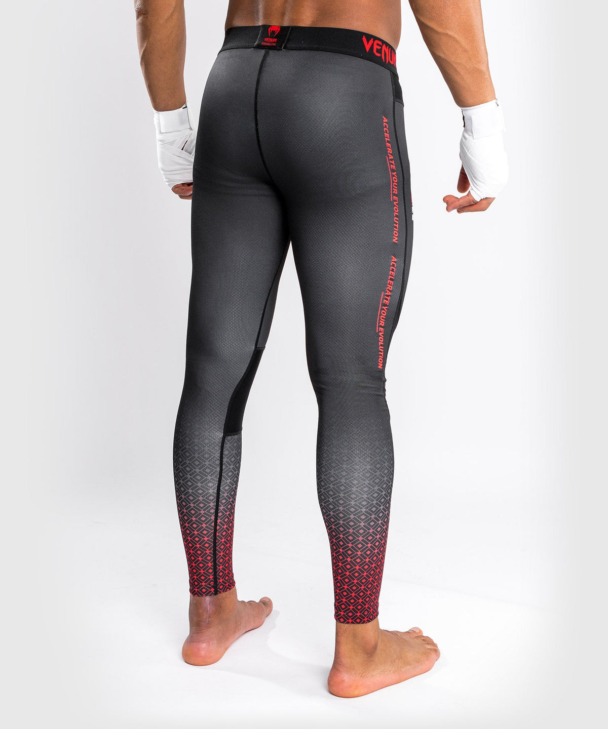 Pantalon de Compression UFC Venum Performance Institute - Noir/Rouge