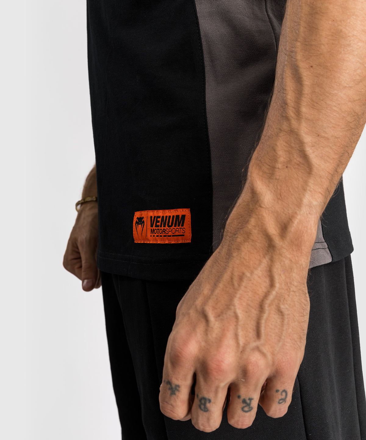 Venum Motorsport Polo de Algodón - Negro Profundo