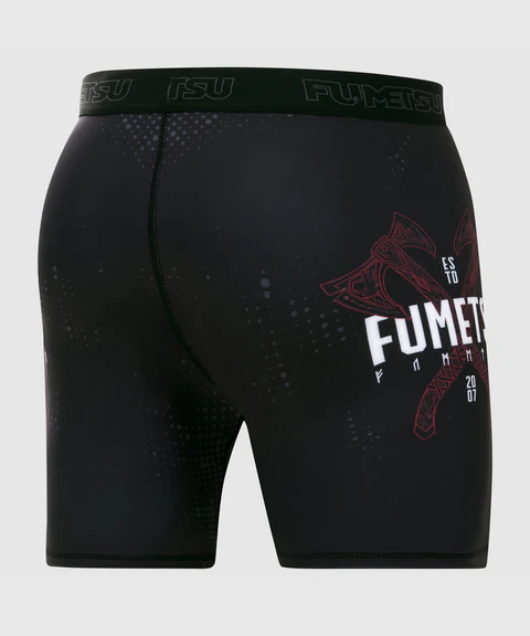 Fumetsu Berserker Vale Tudo Fightshorts - Nero/Rosso