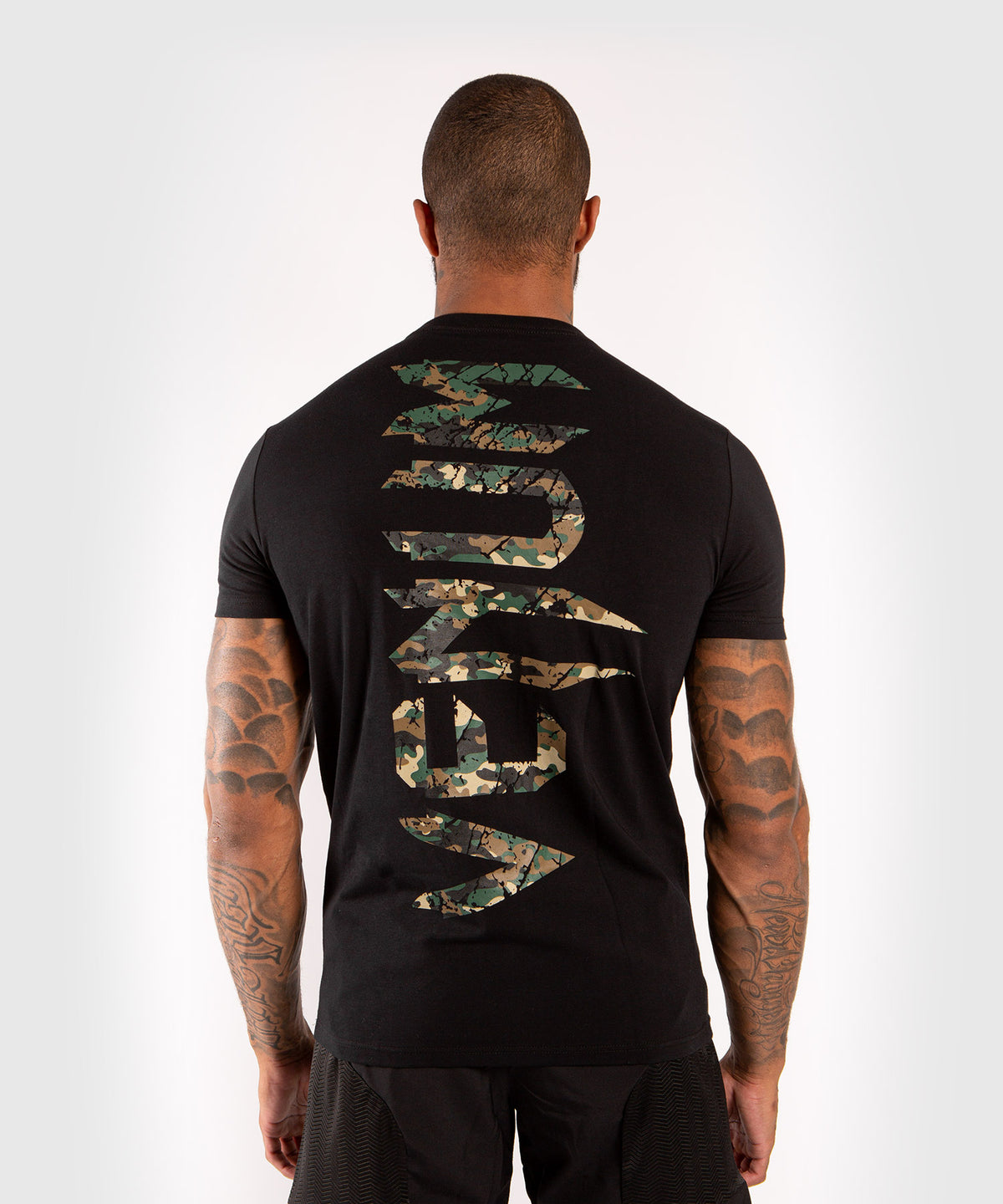 Venum Original Giant Maglietta - Nero / Camo Foresta