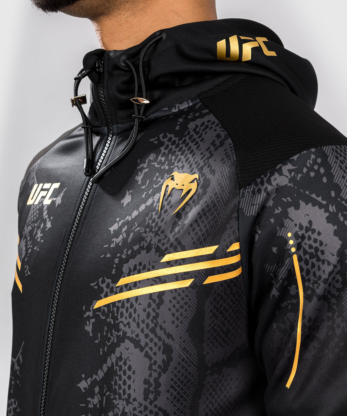 Veste à capuche Walkout pour Hommes UFC Adrenaline by Venum Authentic Fight Night - Champion