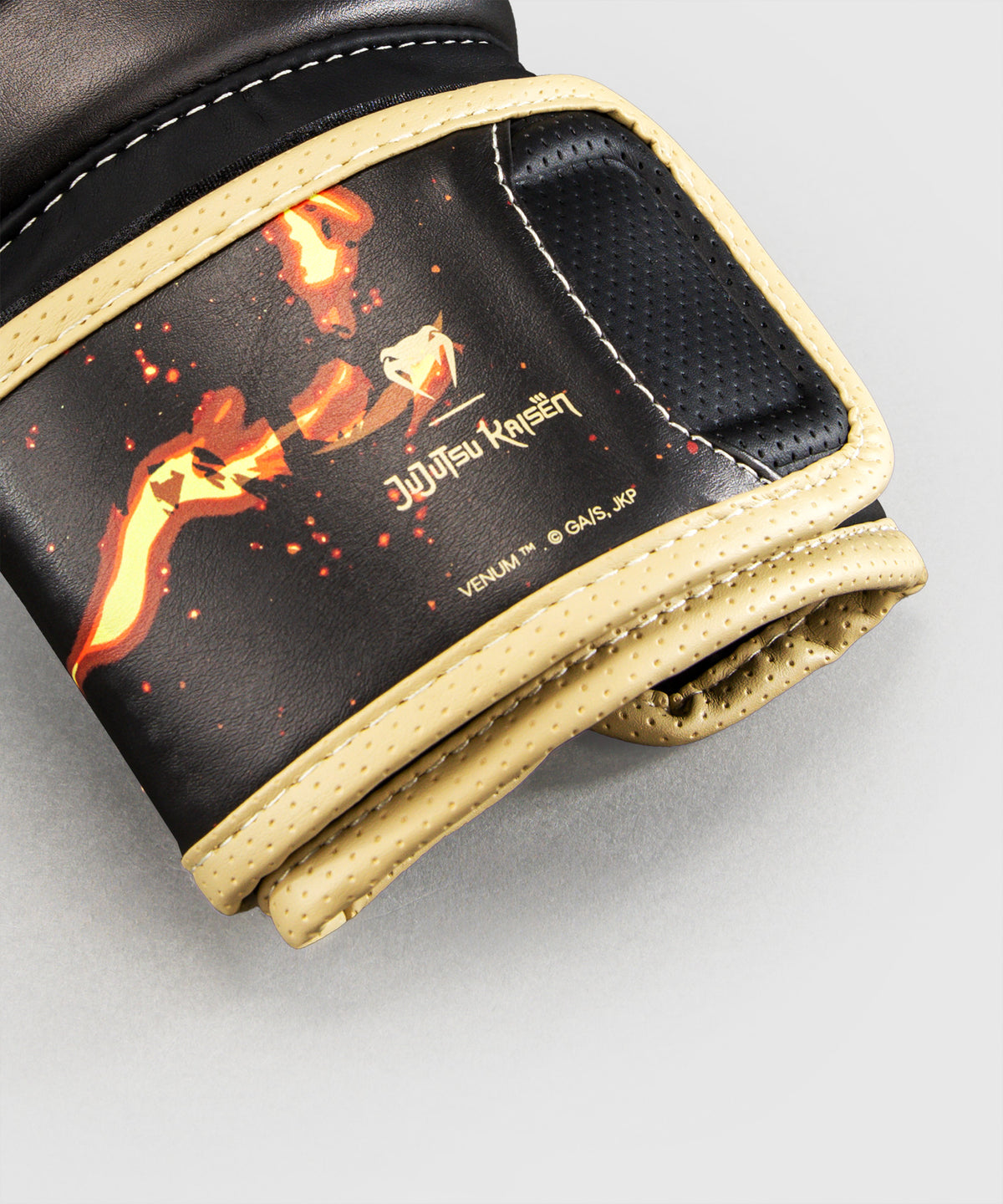 Gants de Boxe Impact Evo Sukuna Jujutsu Kaisen x Venum – Noir/Beige