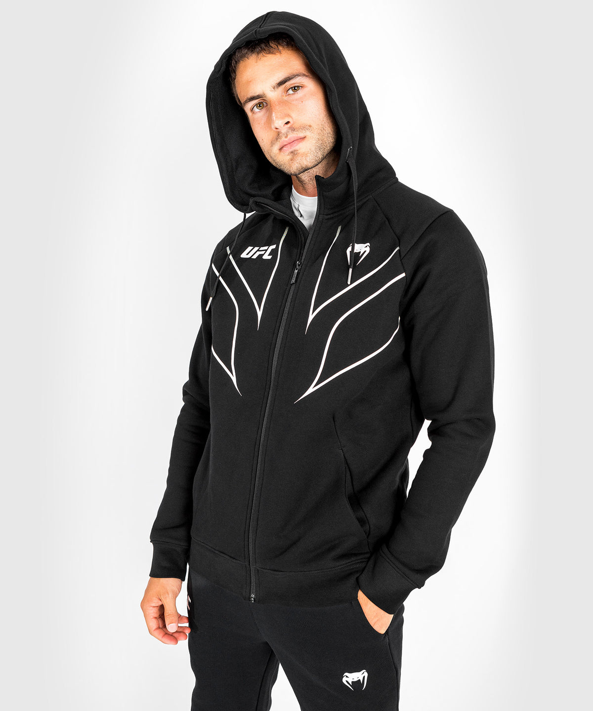 Veste à capuche pour  Hommes UFC Venum Fight Night 2.0 Replica - Noir