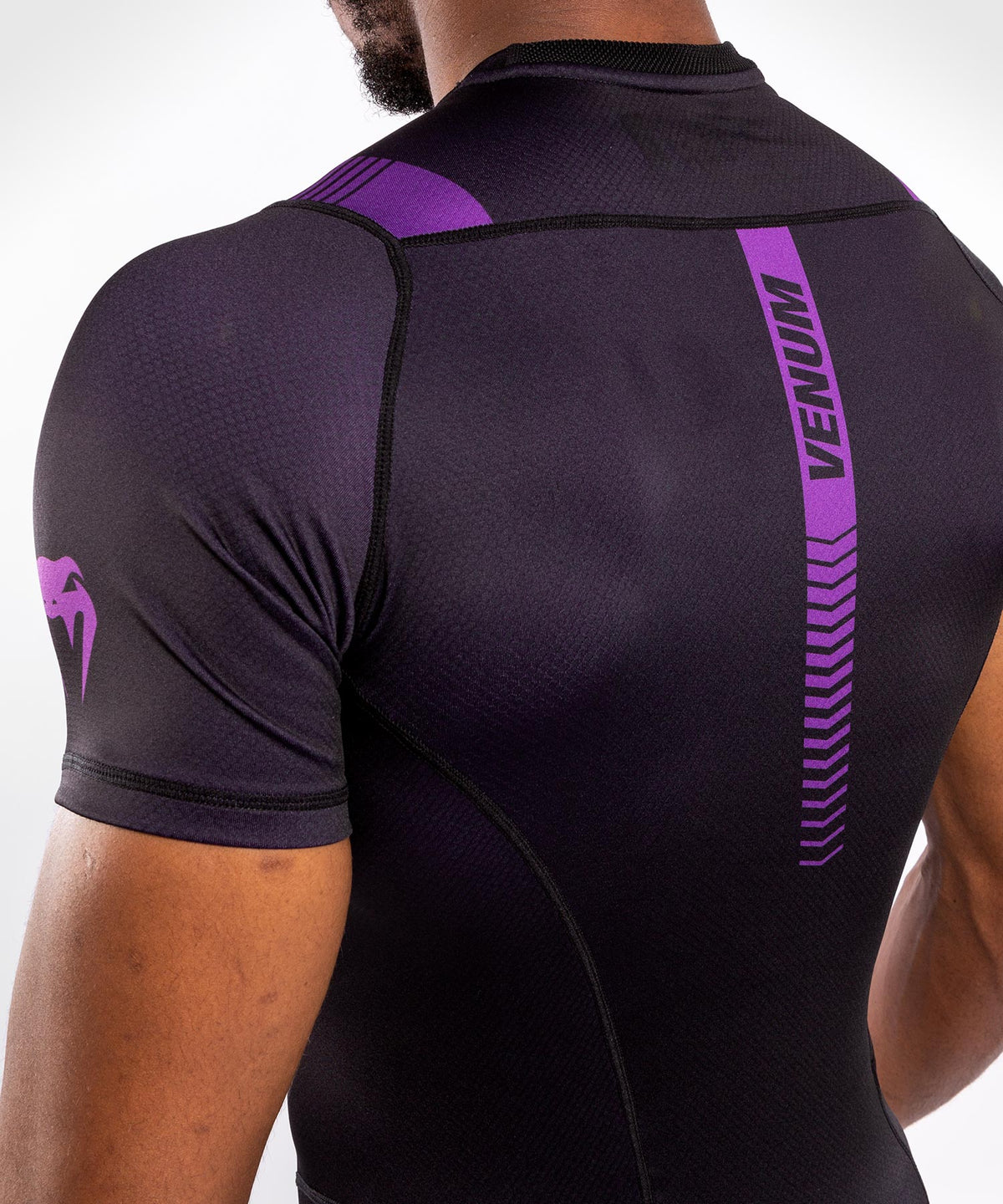 Venum NoGi 3.0 Compression T-Shirt - Short Sleeve - Black/Purple
