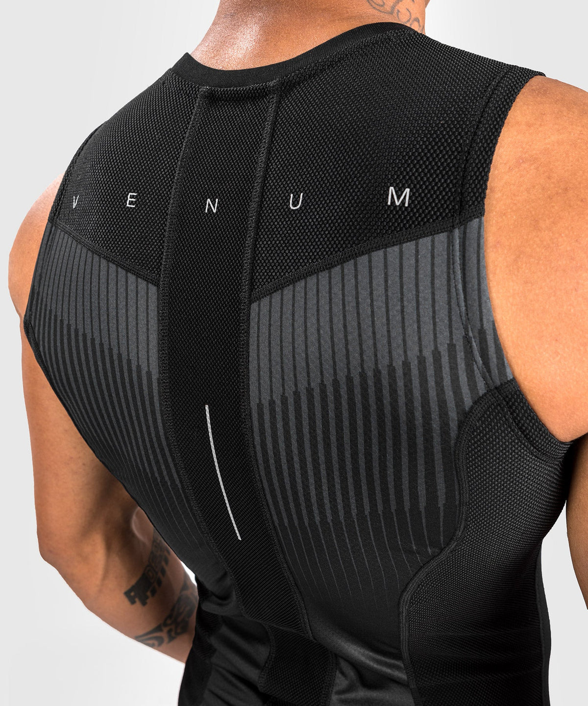 Rashguard Venum Sans Manches Biomecha - Noir/Gris