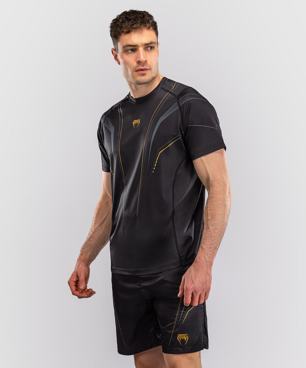 Venum Streamline Maglietta Dry Tech – Nero/Oro
