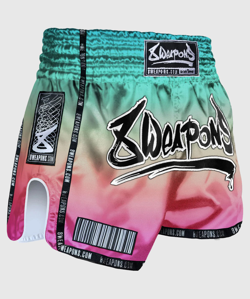 8 Weapons Vivo Mesosphere Muay Thai Shorts - Green