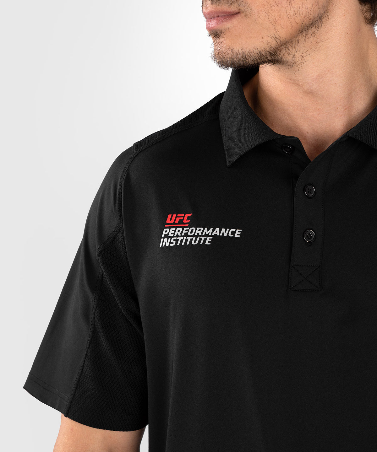 UFC Venum Performance Institute 2.0 Polo - Nero/Rosso