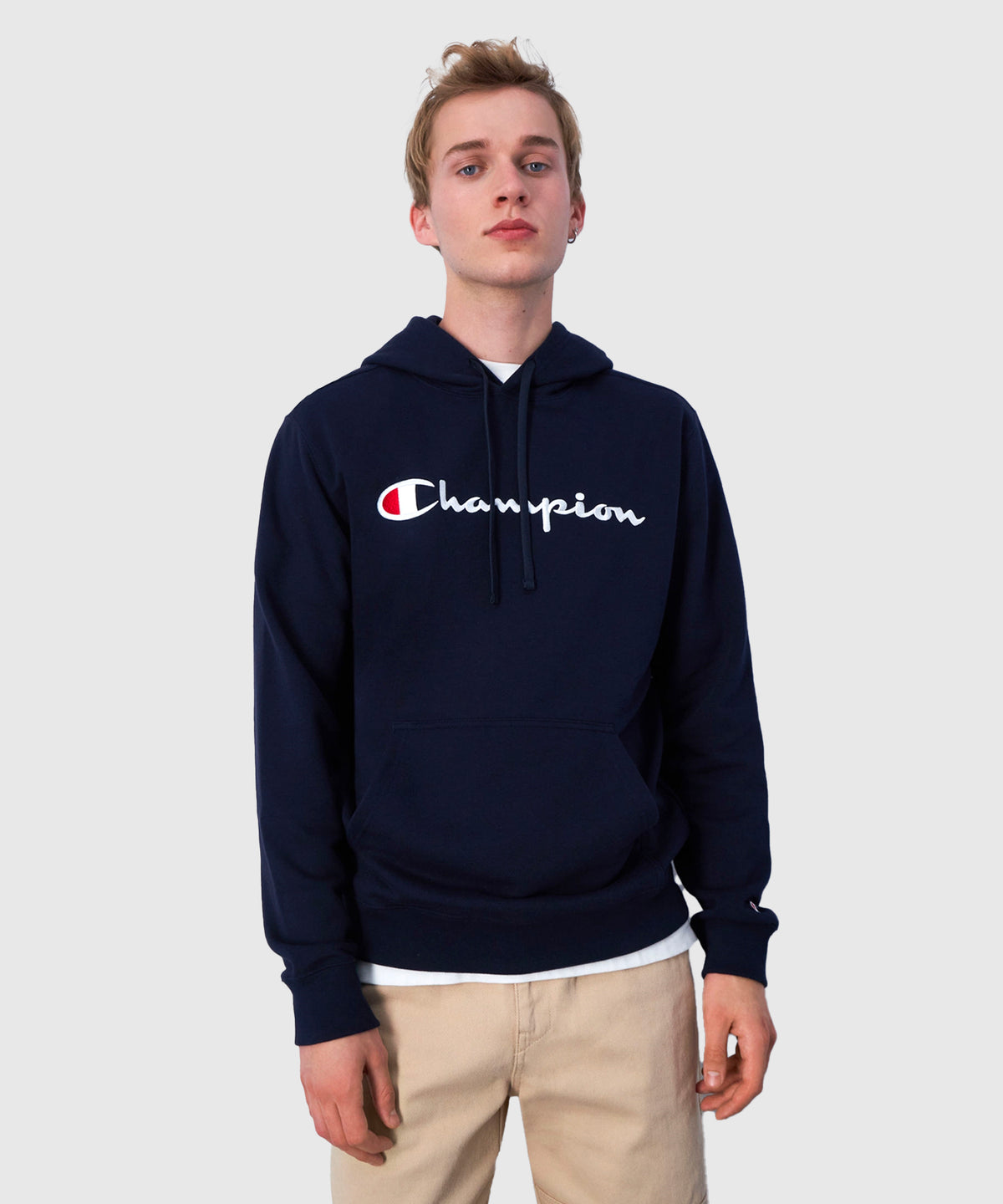 Champion Felpa con Cappuccio Uomo – Blu Navy