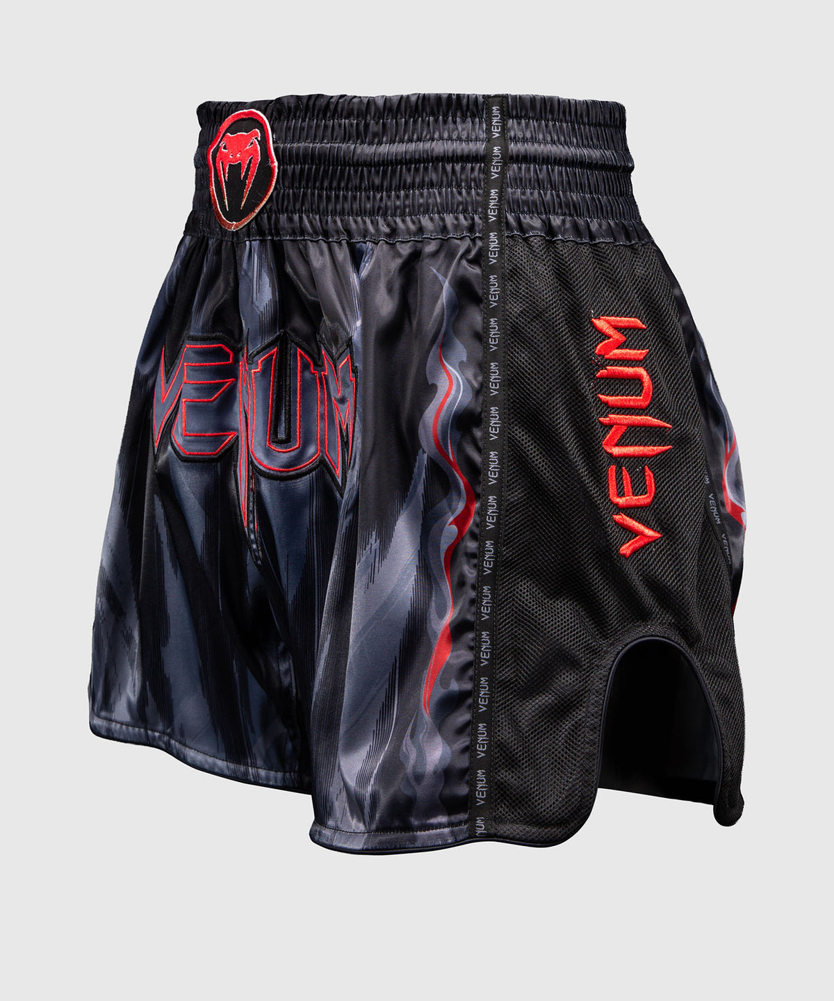 Venum Demon Short de Muay Thai - Negro/Gris