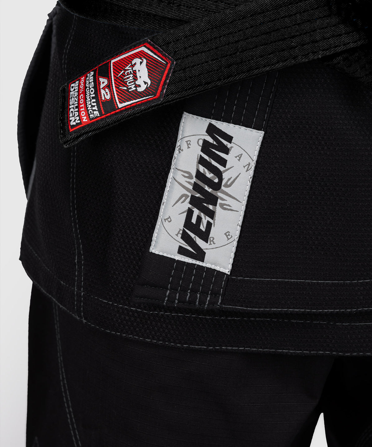Venum Elite 5.0 Gi de Jiu Jitsu Brasileño (450 gsm) - Negro