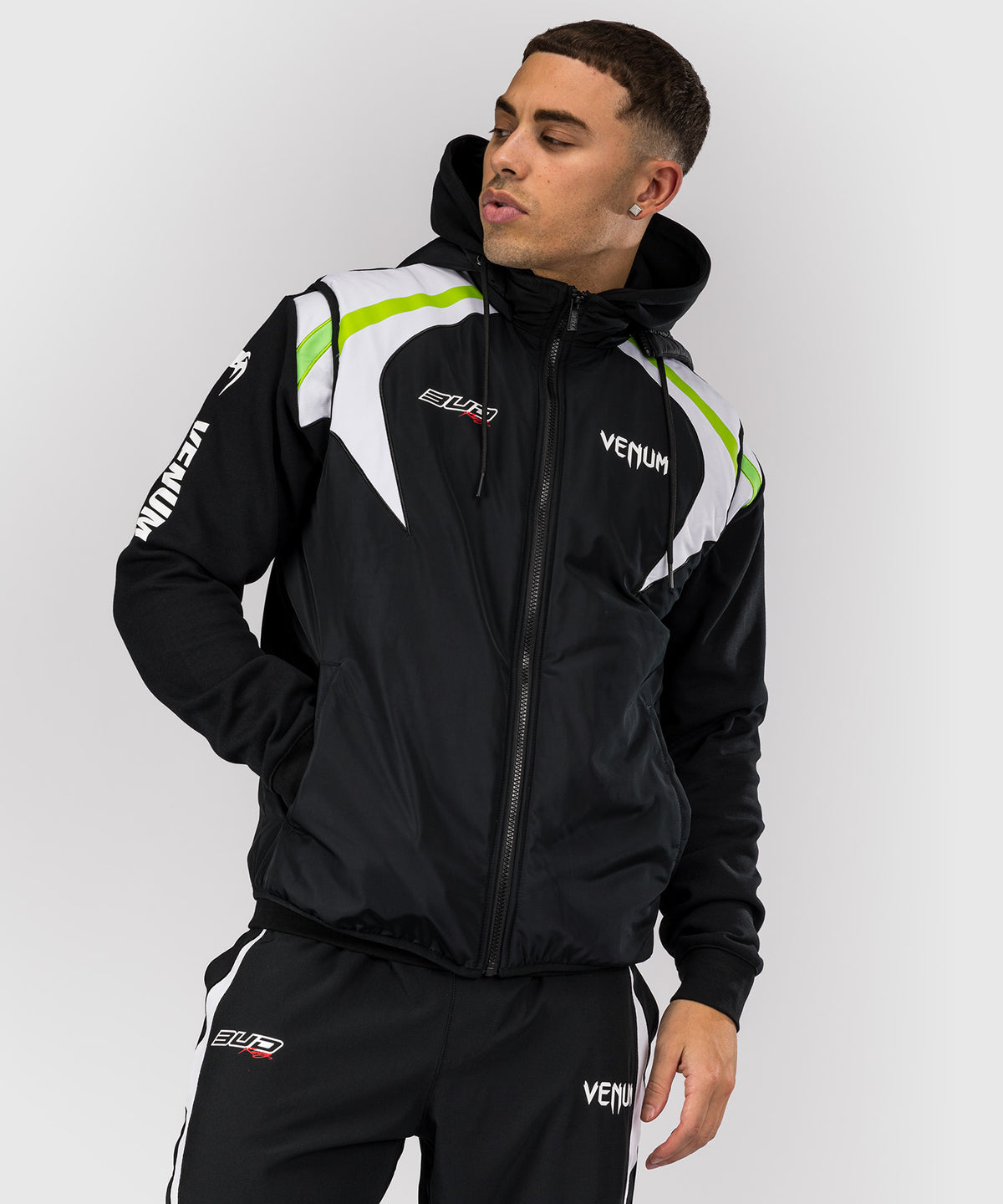 Venum x Bud Racing Giacca senza maniche Uomo - Nero/Bianco/Verde lime