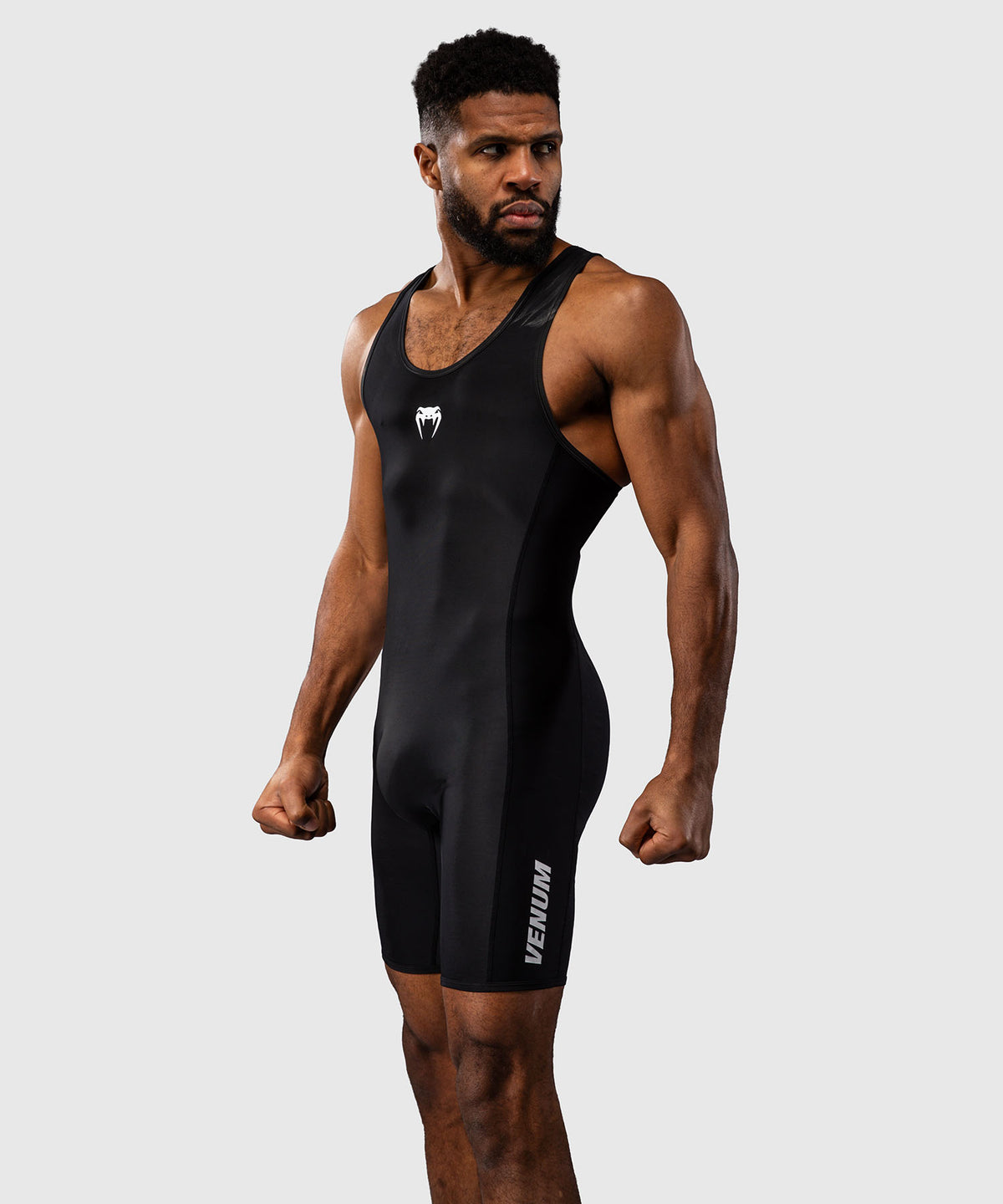 Venum Challenger Men's Wrestling Singlet - Black
